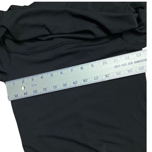 J Crew Collection Dress WMNS XXS Black Off The Shoulder Matte Maxi Jersey BV841 - Picture 8 of 14